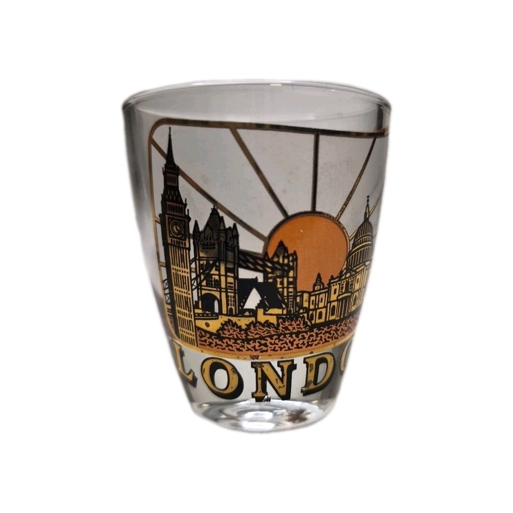 London Shot‎ Glass Souvenir Vintage 1996 Made in France